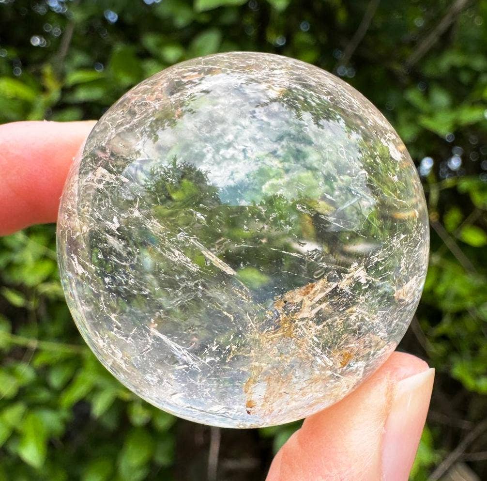 Clear quartz Sphere's