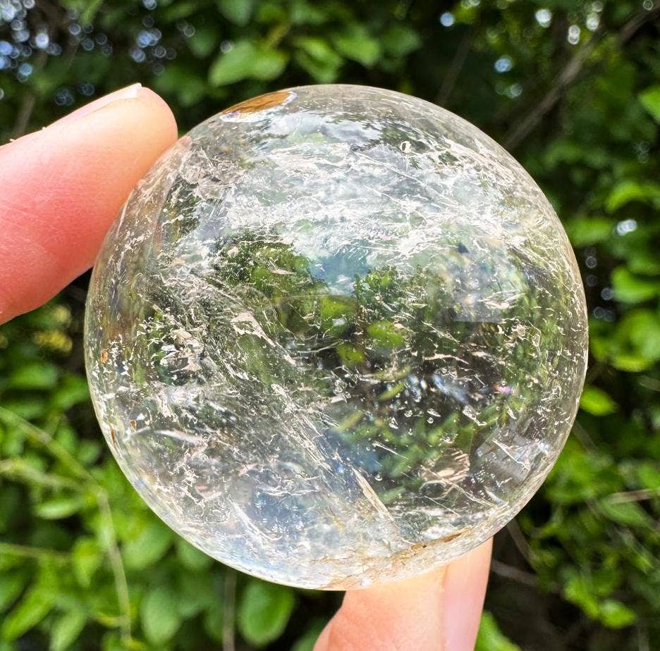 Clear quartz Sphere's